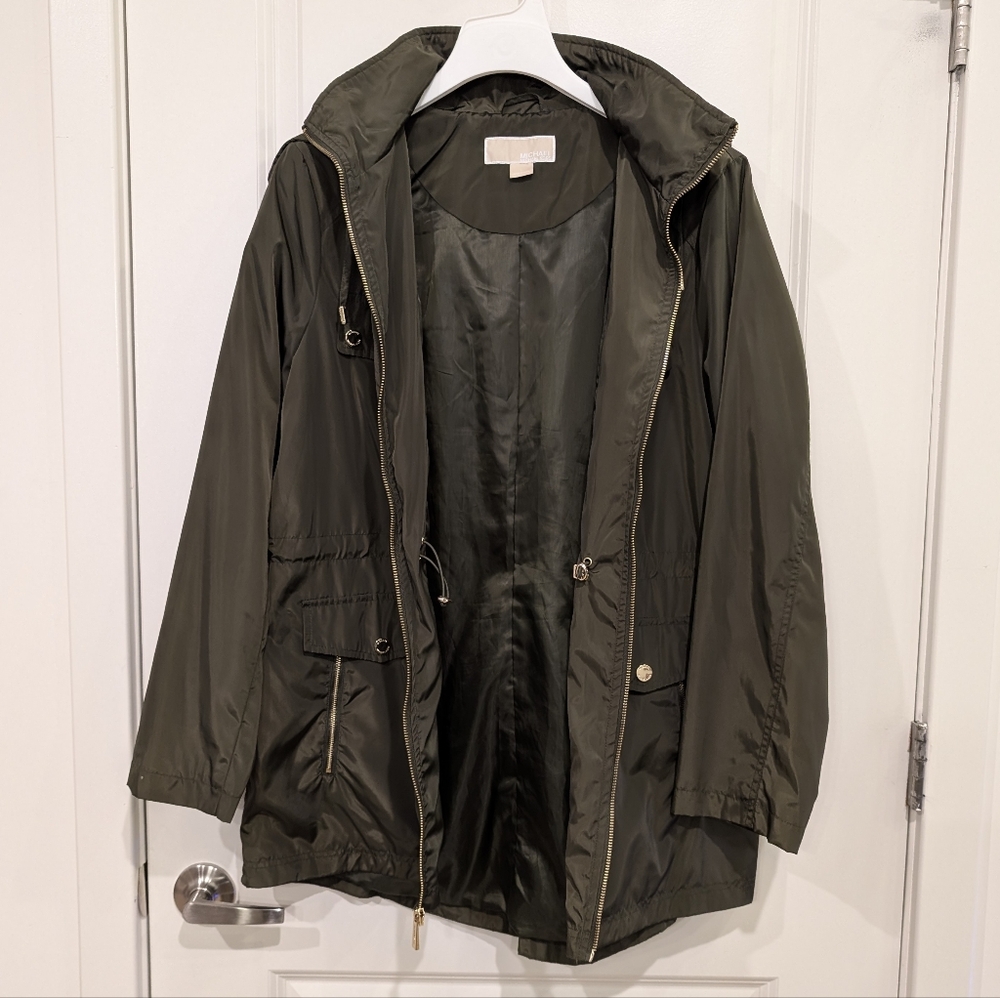 🎉 SALE 🎉 MICHAEL Michael Kors Olive Utility Jacket - Picture 7 of 11